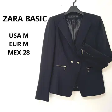 [새상품급] ZARA 자켓 골드 버튼 테일러드 자켓