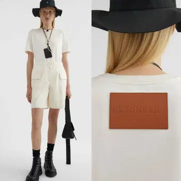 질샌더 플러스 질샌더플러스 코튼 크루넥 티셔츠