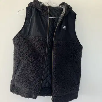 ROXY 후드 부착 보아 자켓 M 블랙