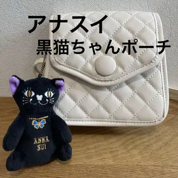 ANNA SUI 안나수이 봉제 인형 파우치 퀼팅 백 숄더