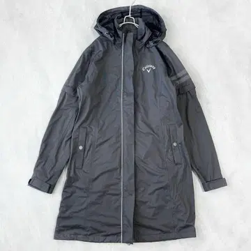 캘러웨이 롱 블루종 윈드 브레이커 그레이 S 사이즈 소매 탈부착 가능