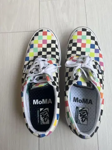 VANS MoMA 체크 무늬 스니커즈