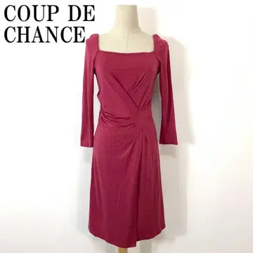 COUP DE CHANCE 7부 소매 원피스 핑크 38 B388