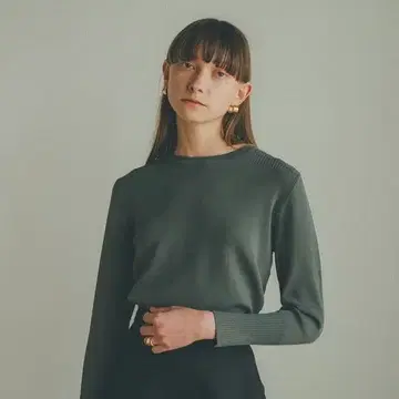CLANE 베이직 컴팩트 니트탑