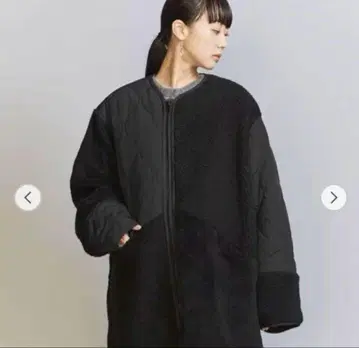 유나이티드 애로우즈 패치워크 퀼팅 밀리터리 자켓
