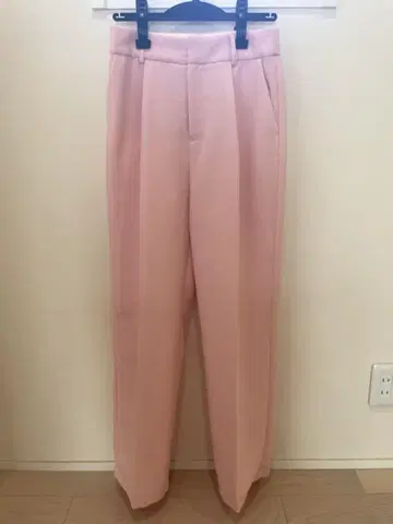 searoomlyn 새상품급 핑크 슬랙스 센터 프레스