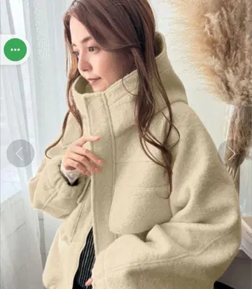 클래식 엘프 빅 후드 블루종 새상품 미사용