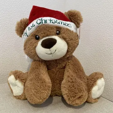 My 1st Christmas 테디베어 산타 모자 포함
