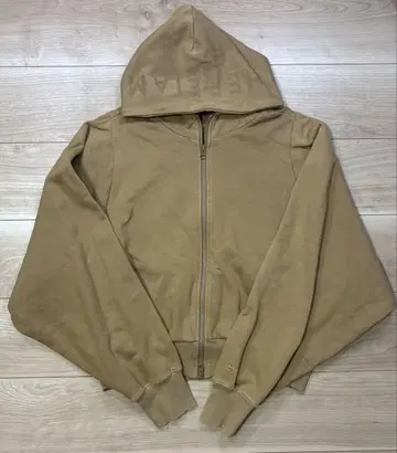 BAYFLOW HERE I AM 후드 로고 돌먼 지퍼 후드티 F