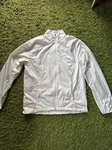 나이키 화이트 나일론 자켓