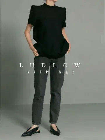 LUDLOW 라들로 실크햇 블라우스 상의