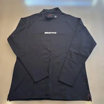 BRIEFING 긴팔 하이넥 골프웨어 블랙 XL