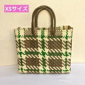 하나뿐인 XS 사이즈 새상품 멜카도백 멕시코제 타탄 체크