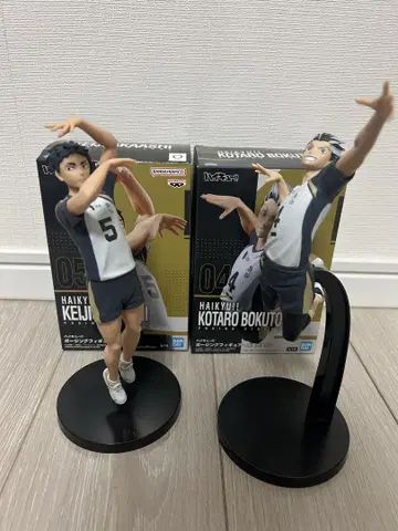 하이큐 포징 피규어 아카아시 케이지 보쿠토 코타로 2체 세트