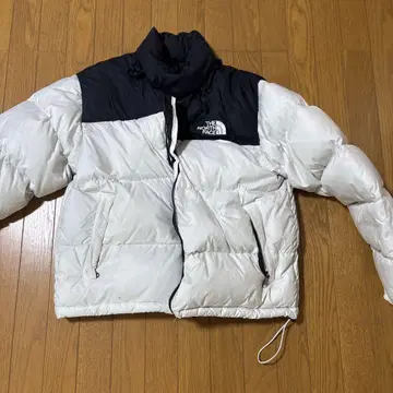 THE NORTH FACE 다운 자켓 화이트/블랙