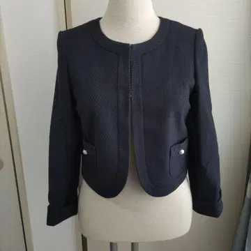 노카라 자켓 네이비