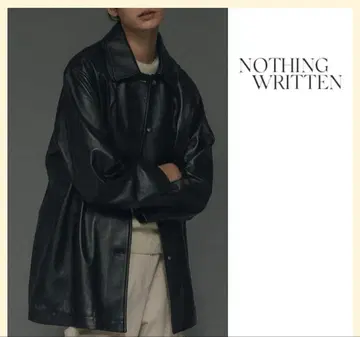 nothing written 가죽 자켓