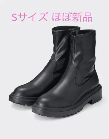 [ 새상품급 ] GU 울트라 스트레치 볼륨 밑창 숏부츠 S
