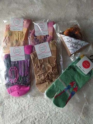 Flort Socks 다색 컬러 디자인 삭스 6족 세트
