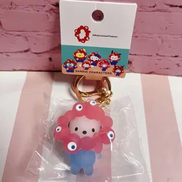 오사카 만박 산리오 변신 키링 클리어 포차코