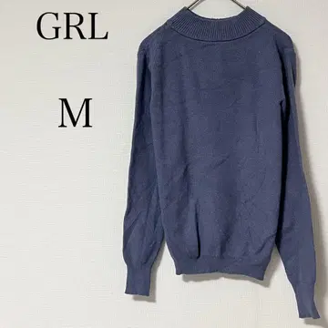 그레일 GRL [ M ] 하이넥 풀오버 니트 스웨터 심플