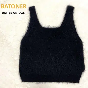 BATONER 바토너 샤기 탱크탑 니트 JAPAN MADE