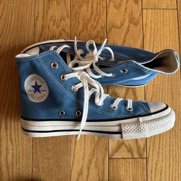 CONVERSE ALL STAR 블루 하이컷 스니커즈