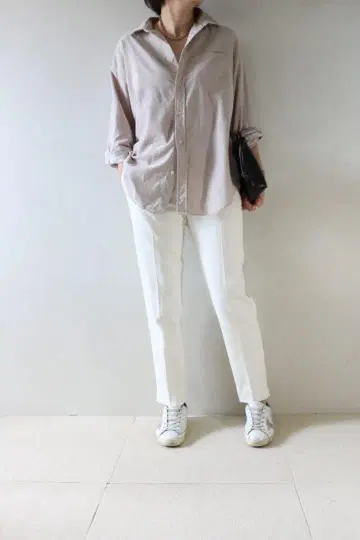 relume 콜 셔츠 x muse 팬츠 코디