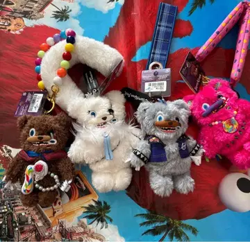 새상품 usj 하미곰 스트랩 포함 마스코트 키체인 4종 세트