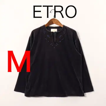 H2969-127 에트로 벨로아 키넥 상의 페이즐리 플라워 자수