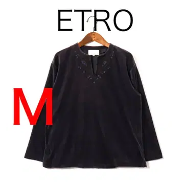 H2969-127 에트로 벨로아 키넥 상의 페이즐리 플라워 자수