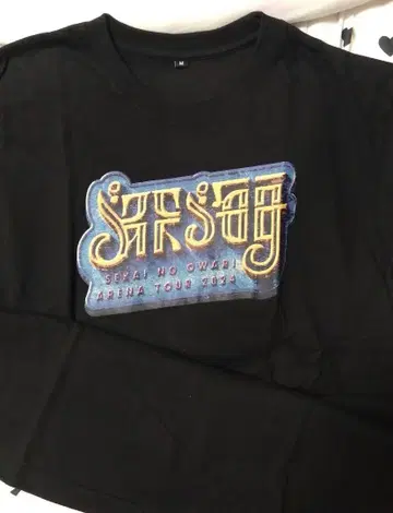 SEKAI NO OWARI 아레나 투어 2024 티셔츠 M 사이즈 심해