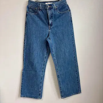 리바이스/Levi's 하이웨스트 스트레이트 팬츠 데님 블루