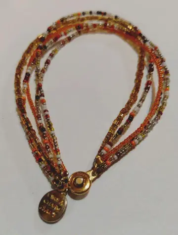 LIKE A CHARM ITALY 베네치안 비즈 팔찌 오렌지