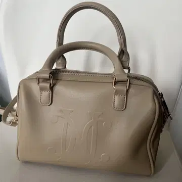 NICE CLAUP 엠블럼 미니 보스턴 백