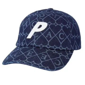Palace Denim P Cap indigo heart 미사용
