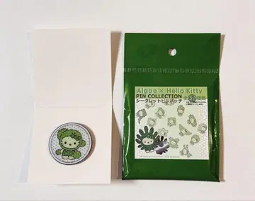 일본관 키티 핀 배지 algae x hello kitty 시크릿 핀 배지
