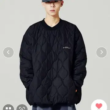 LIBERE QUILTING PULL OVER JACKET 블랙