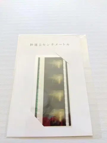 초속 5cm 본편 배경 필름 새상품급