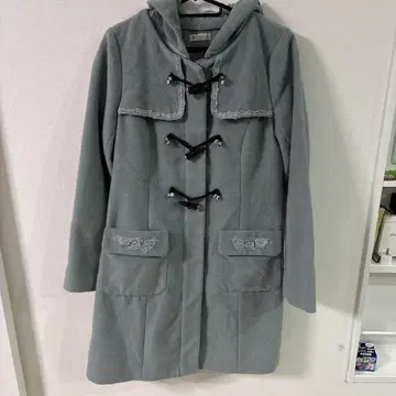 axes femme 후드 부착 더플 코트 그린 계열