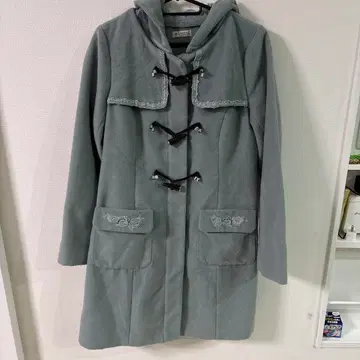 axes femme 후드 부착 더플 코트 그린 계열