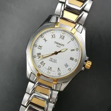 [ 작동 ] TISSOT 테쏘 PR100 손목시계 쿼츠 실버 골드