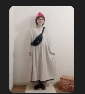 새상품급 Samansa Mos2 린넨 혼방 전후 2way 원피스