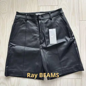 새상품 Ray BEAMS / 인조 가죽 숏 팬츠 사이즈 0