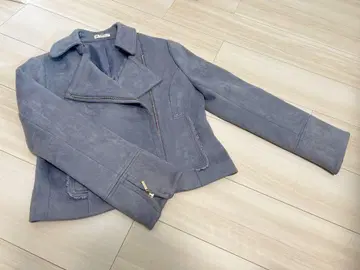 [ axes femme ] 스웨이드 라이더 자켓