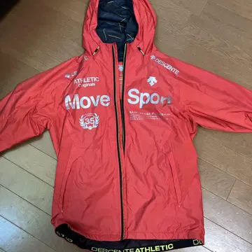 DESCENTE 레드 자켓 M 사이즈