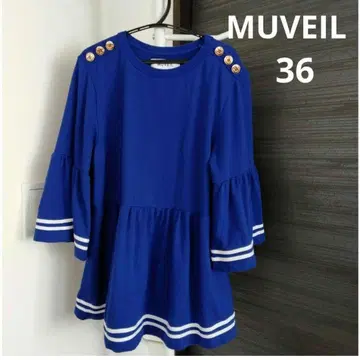 MUVEIL 귀여운 7부 소매 티셔츠