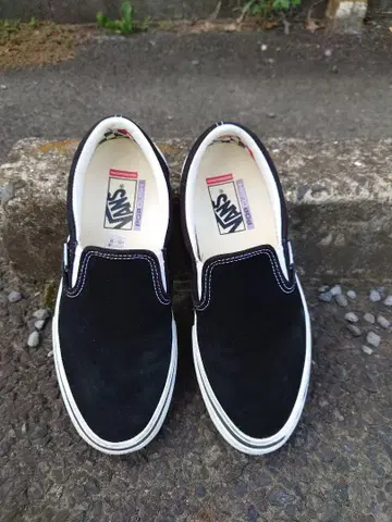 VANS Pop Cush 블랙 슬립온