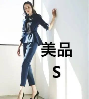 RUIRUE BOUTIQUE 턱 페플럼 자켓&팬츠 셋업 S