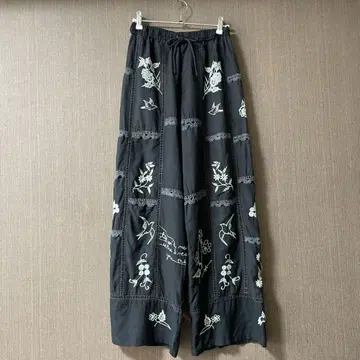 TODAYFUL Embroidery Patchwork Trousers